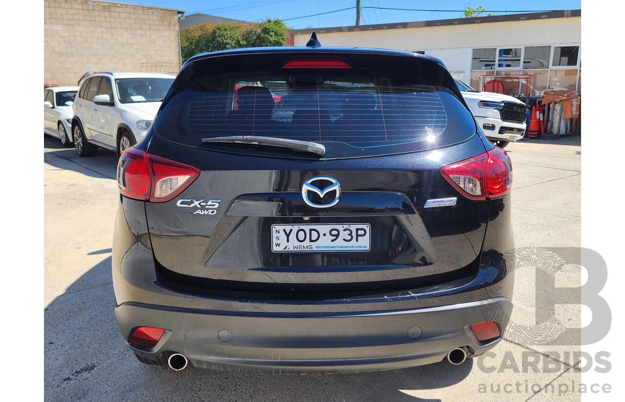 07/2013 Mazda Cx-5 MAXX Sport (4x4) MY13 4d Wagon Black 2.2L
