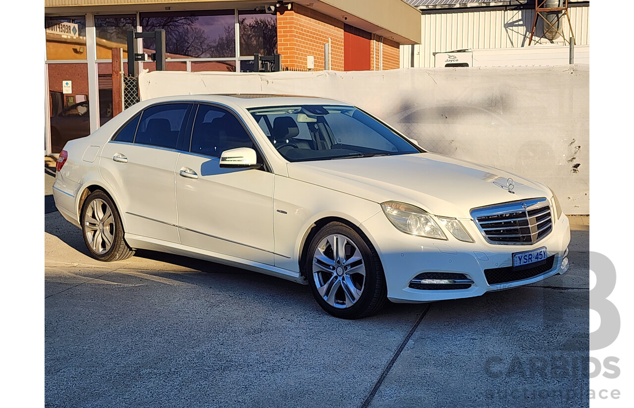 11/2011 Mercedes-Benz E250 CDI Avantgarde 212 MY11 UPGRADE 4d Sedan White 2.1L