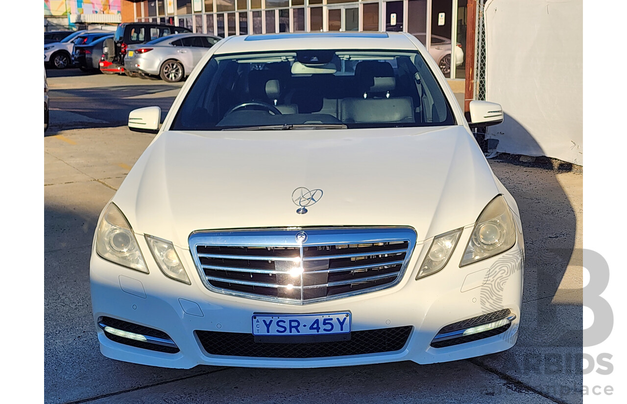11/2011 Mercedes-Benz E250 CDI Avantgarde 212 MY11 UPGRADE 4d Sedan White 2.1L