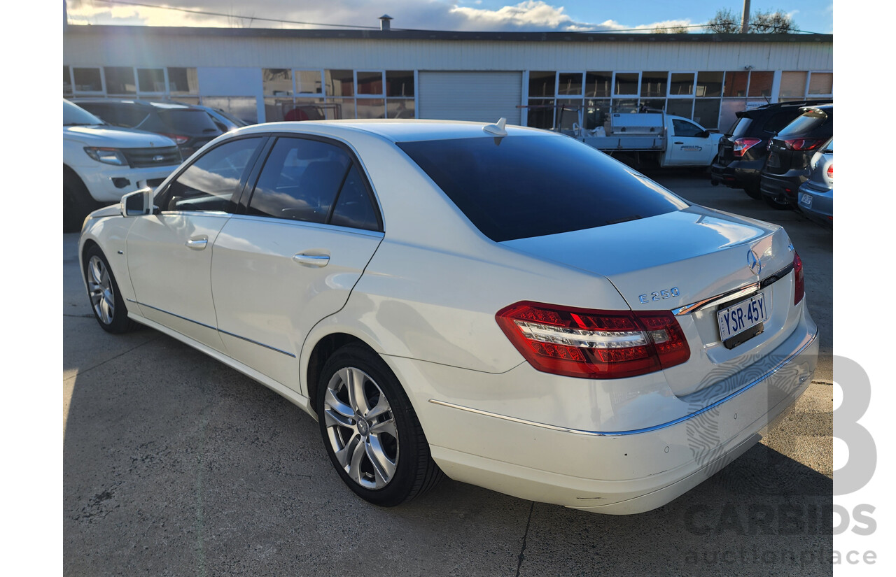 11/2011 Mercedes-Benz E250 CDI Avantgarde 212 MY11 UPGRADE 4d Sedan White 2.1L