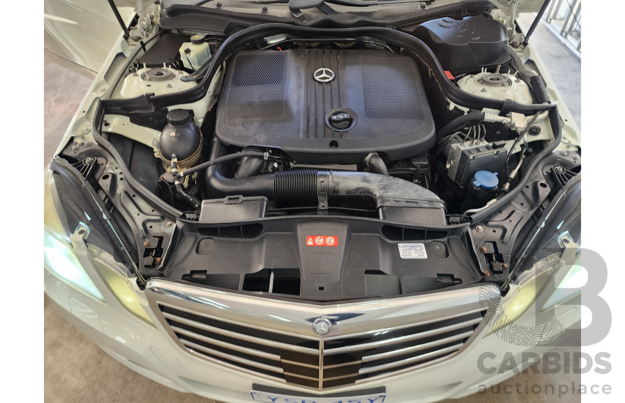 11/2011 Mercedes-Benz E250 CDI Avantgarde 212 MY11 UPGRADE 4d Sedan White 2.1L