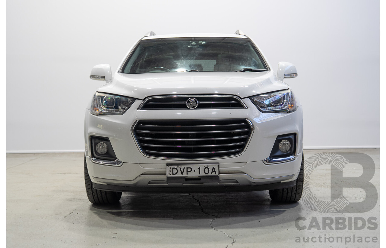 03/2018 Holden Captiva 7 LTZ (AWD) CG MY18 4d Wagon White Turbo Diesel 2.2L - 7 Seater
