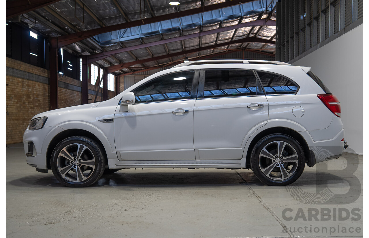03/2018 Holden Captiva 7 LTZ (AWD) CG MY18 4d Wagon White Turbo Diesel 2.2L - 7 Seater