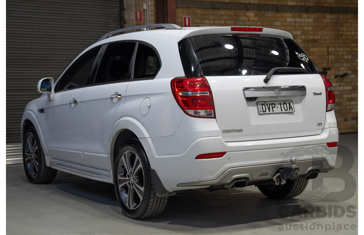 03/2018 Holden Captiva 7 LTZ (AWD) CG MY18 4d Wagon White Turbo Diesel 2.2L - 7 Seater