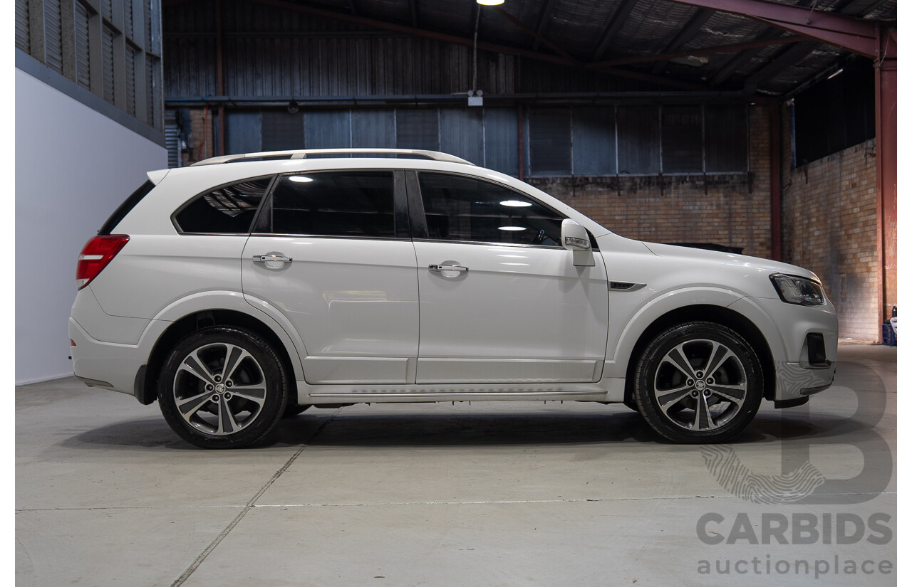 03/2018 Holden Captiva 7 LTZ (AWD) CG MY18 4d Wagon White Turbo Diesel 2.2L - 7 Seater