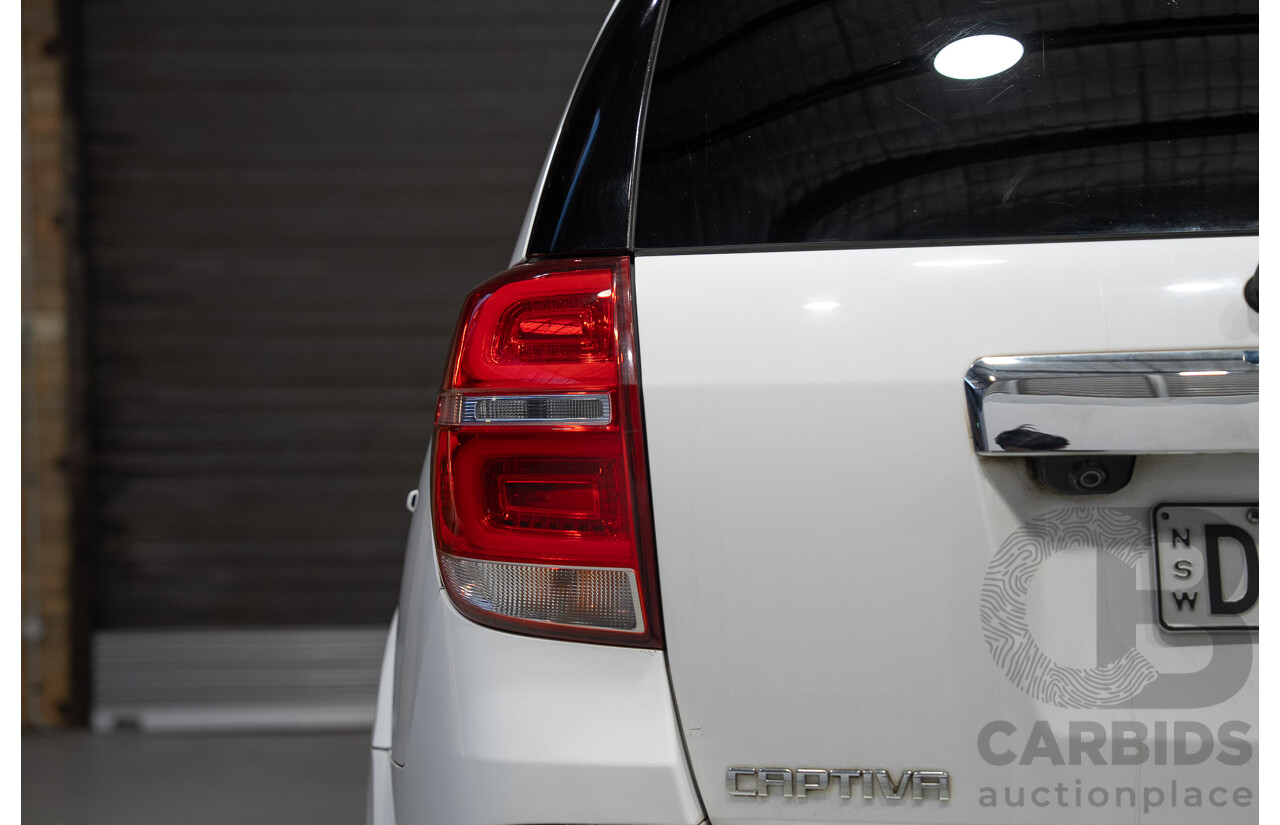 03/2018 Holden Captiva 7 LTZ (AWD) CG MY18 4d Wagon White Turbo Diesel 2.2L - 7 Seater