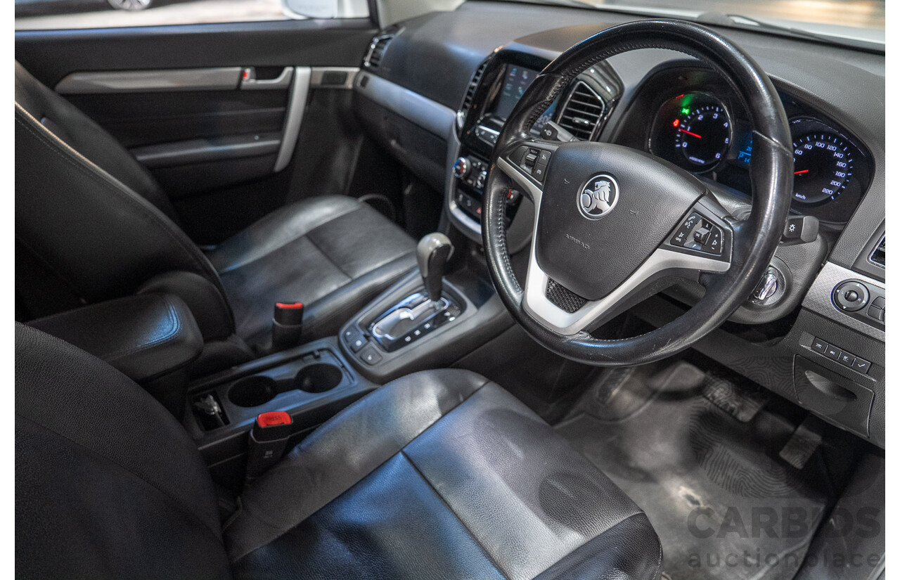 03/2018 Holden Captiva 7 LTZ (AWD) CG MY18 4d Wagon White Turbo Diesel 2.2L - 7 Seater