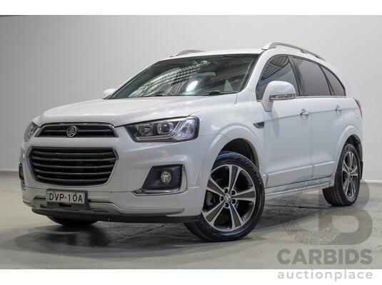 03/2018 Holden Captiva 7 LTZ (AWD) CG MY18 4d Wagon White Turbo Diesel 2.2L - 7 Seater
