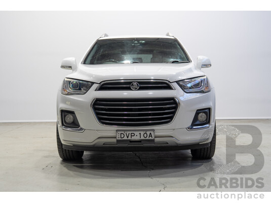 03/2018 Holden Captiva 7 LTZ (AWD) CG MY18 4d Wagon White Turbo Diesel 2.2L - 7 Seater