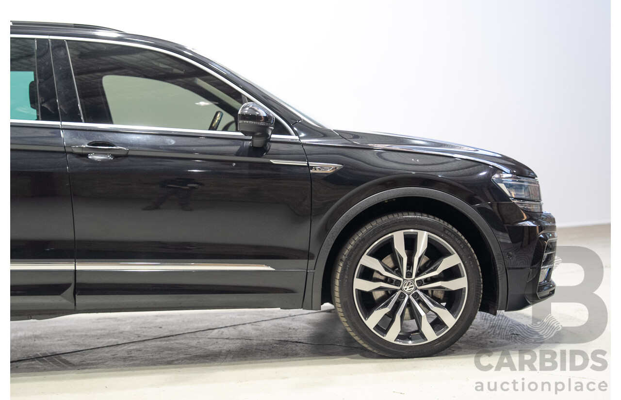 11/2017 Volkswagen Tiguan 162 TSI Highline (AWD) 5NA MY18 4D Wagon Deep Black Pearlescent Turbo 2.0L
