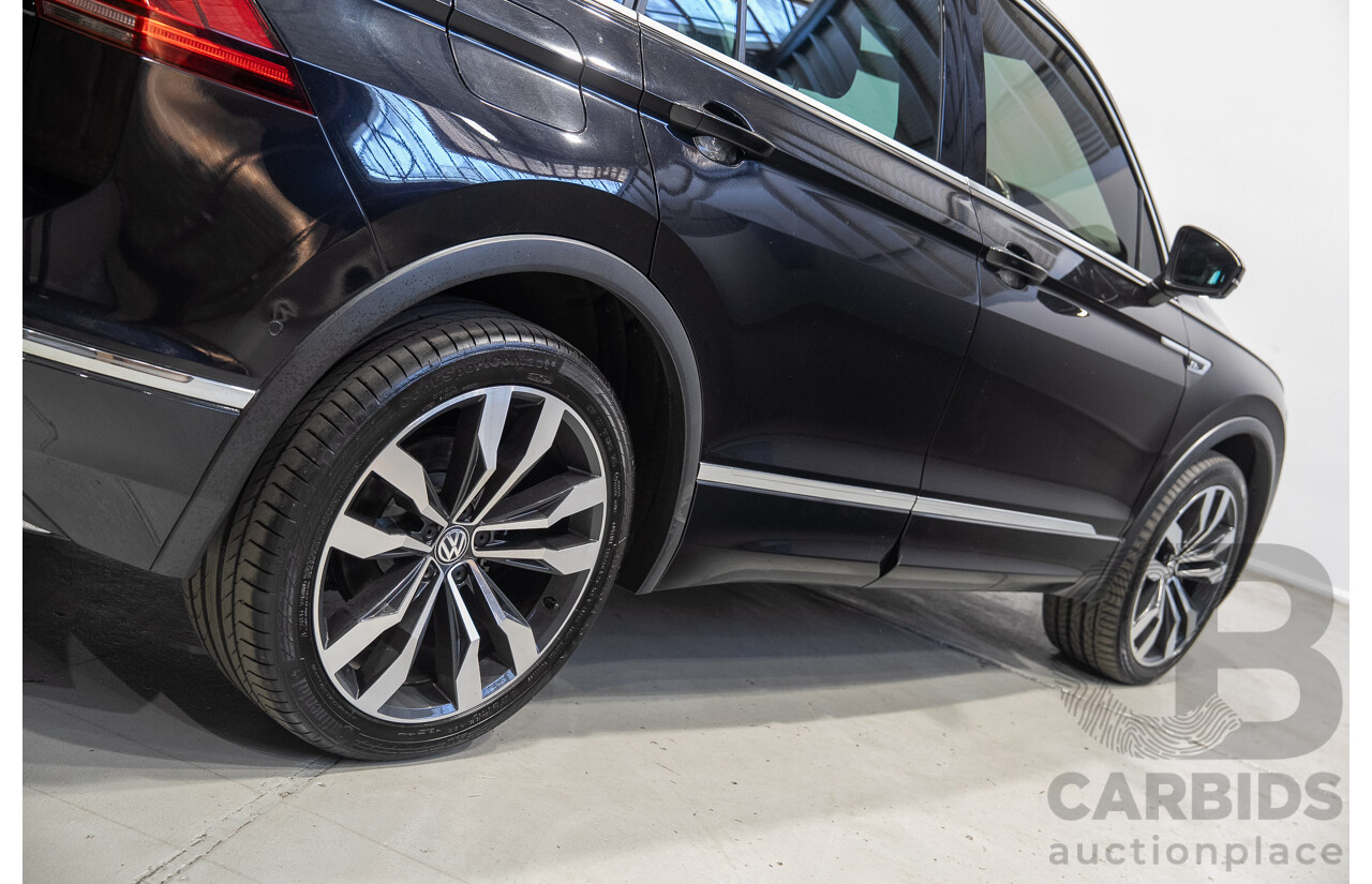 11/2017 Volkswagen Tiguan 162 TSI Highline (AWD) 5NA MY18 4D Wagon Deep Black Pearlescent Turbo 2.0L