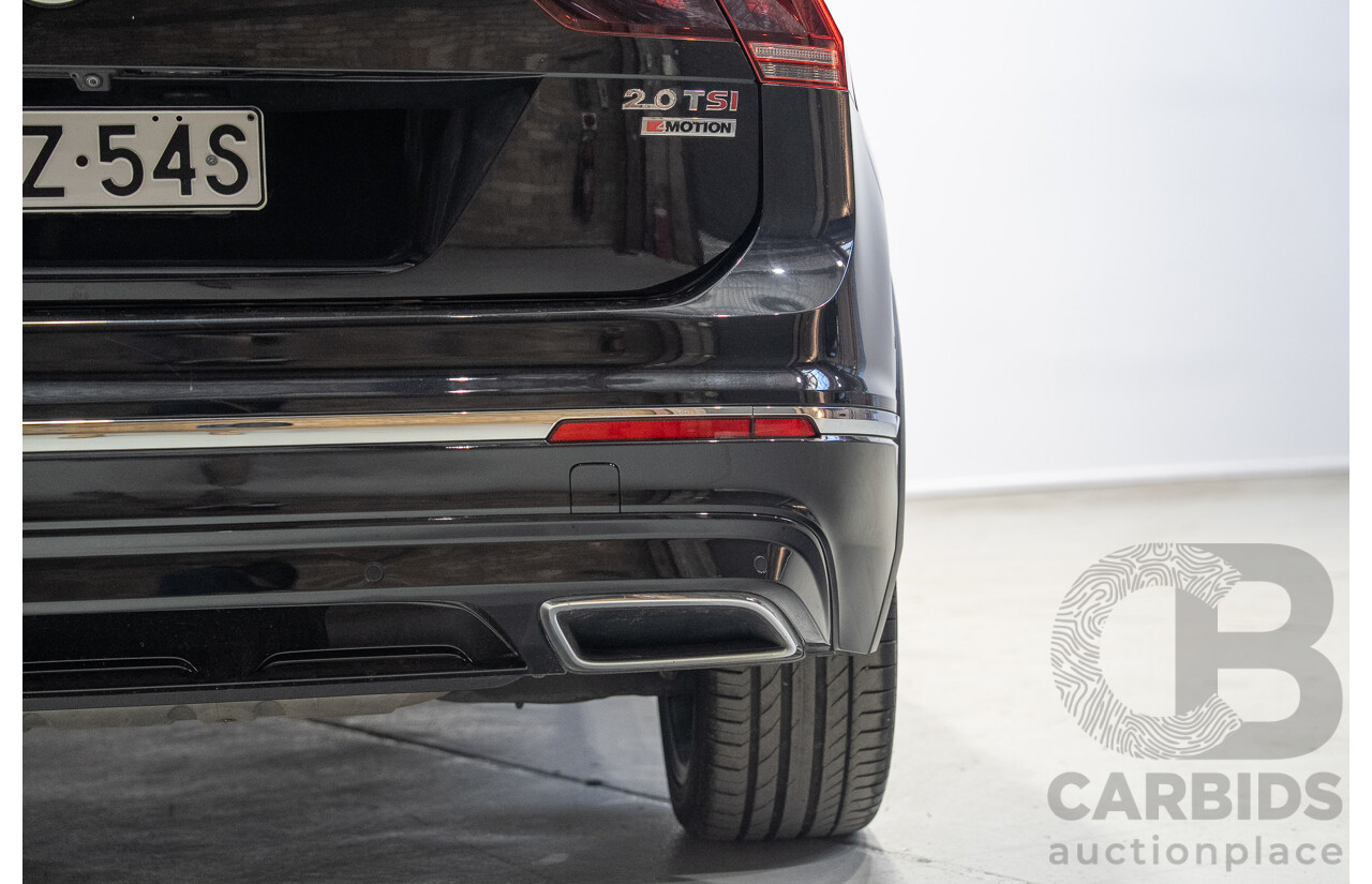 11/2017 Volkswagen Tiguan 162 TSI Highline (AWD) 5NA MY18 4D Wagon Deep Black Pearlescent Turbo 2.0L