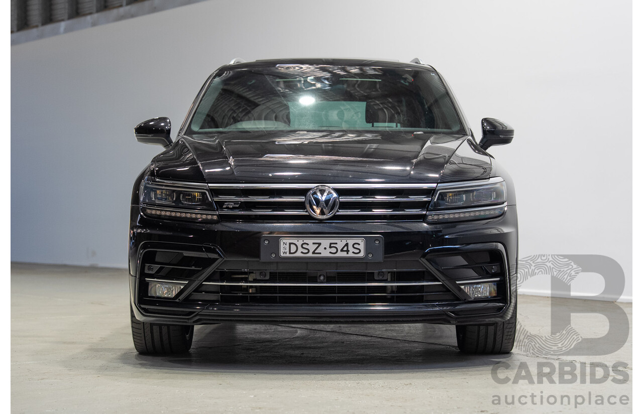11/2017 Volkswagen Tiguan 162 TSI Highline (AWD) 5NA MY18 4D Wagon Deep Black Pearlescent Turbo 2.0L