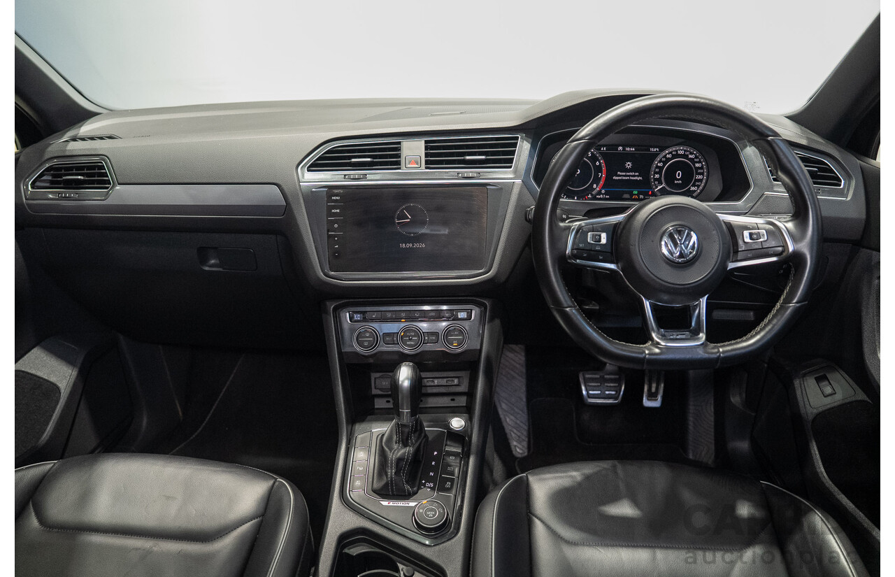 11/2017 Volkswagen Tiguan 162 TSI Highline (AWD) 5NA MY18 4D Wagon Deep Black Pearlescent Turbo 2.0L