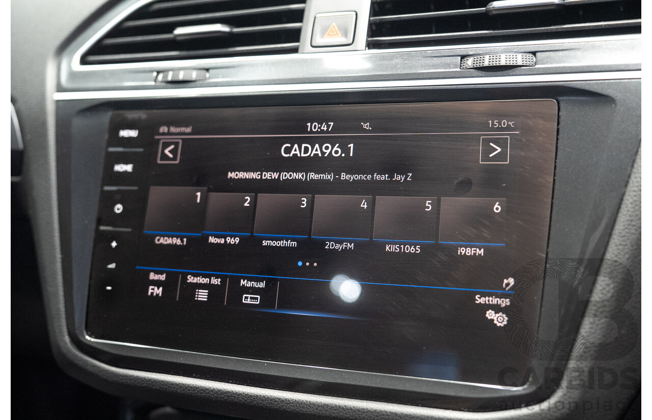 11/2017 Volkswagen Tiguan 162 TSI Highline (AWD) 5NA MY18 4D Wagon Deep Black Pearlescent Turbo 2.0L