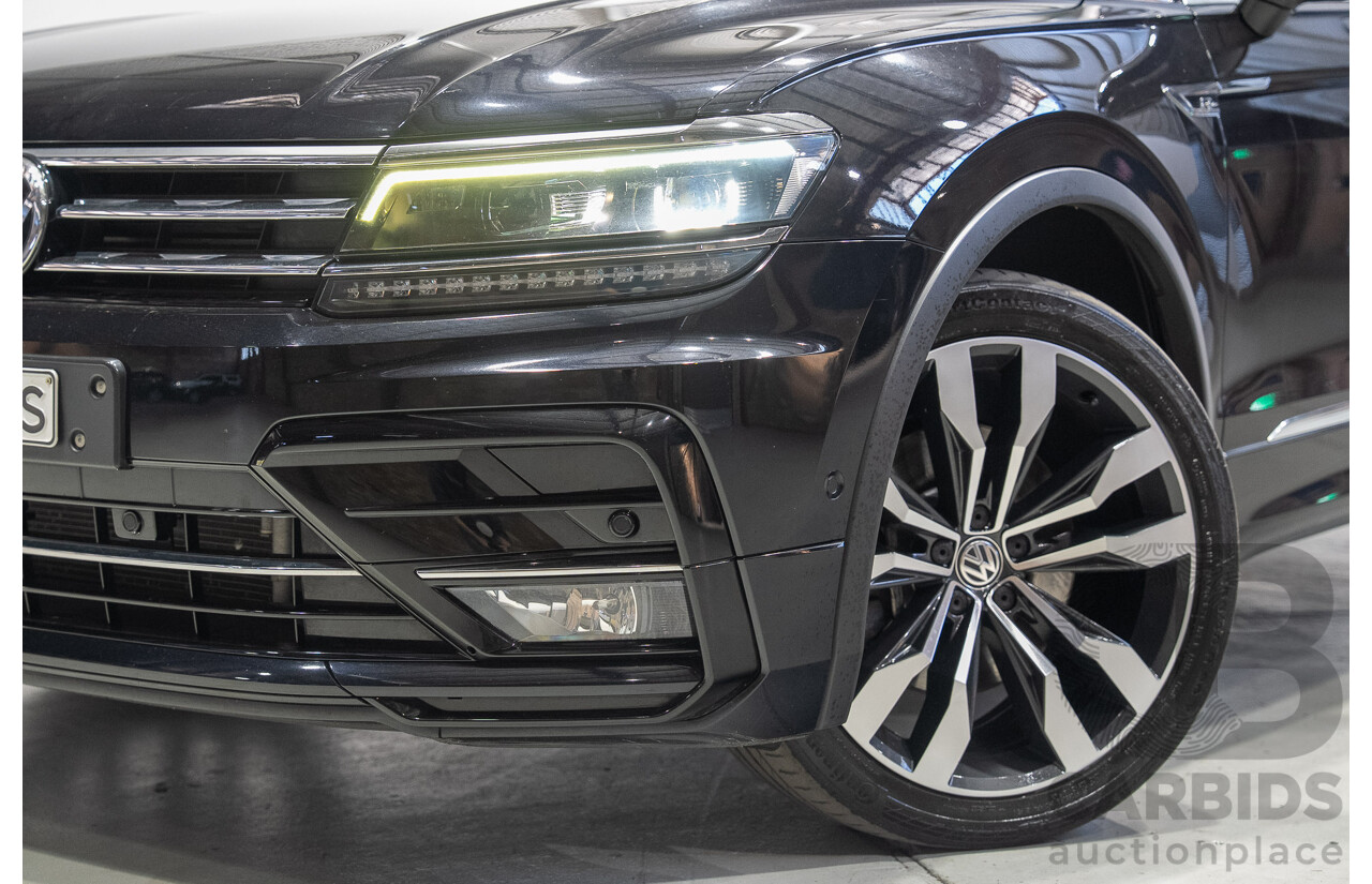 11/2017 Volkswagen Tiguan 162 TSI Highline (AWD) 5NA MY18 4D Wagon Deep Black Pearlescent Turbo 2.0L