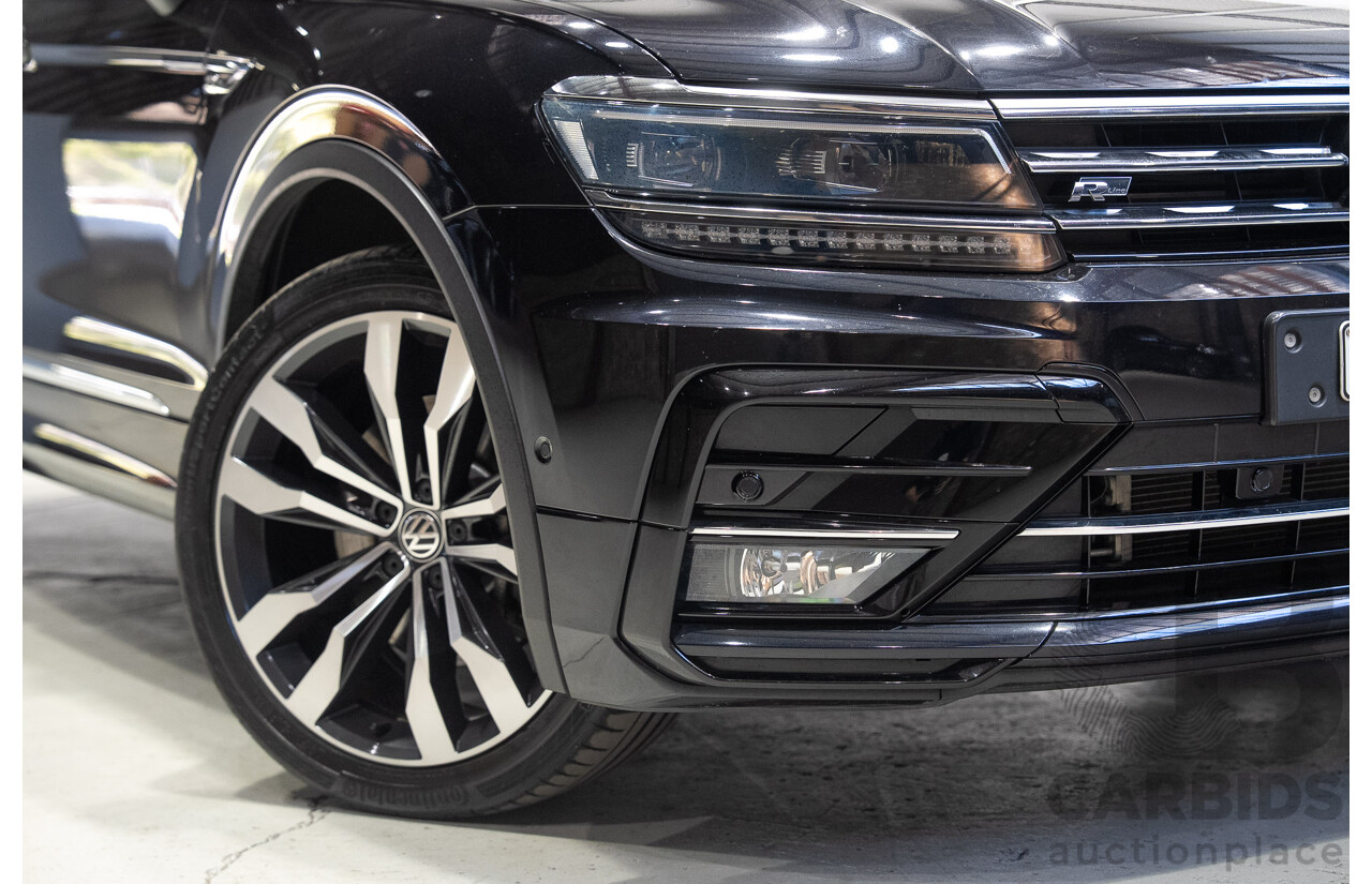11/2017 Volkswagen Tiguan 162 TSI Highline (AWD) 5NA MY18 4D Wagon Deep Black Pearlescent Turbo 2.0L