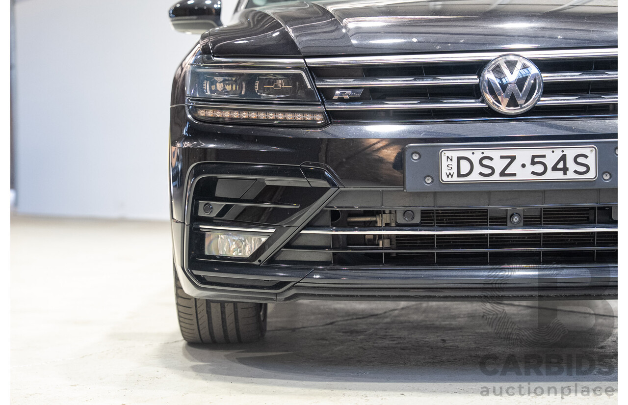 11/2017 Volkswagen Tiguan 162 TSI Highline (AWD) 5NA MY18 4D Wagon Deep Black Pearlescent Turbo 2.0L