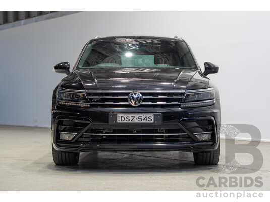 11/2017 Volkswagen Tiguan 162 TSI Highline (AWD) 5NA MY18 4D Wagon Deep Black Pearlescent Turbo 2.0L