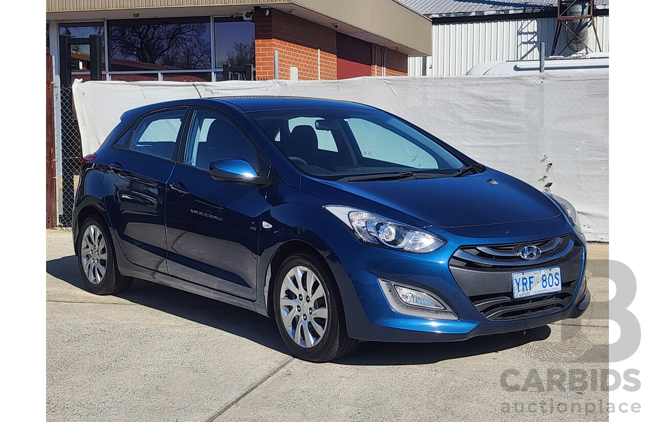 01/2014 Hyundai i30 Active GD MY14 5d Hatchback Blue 1.8L