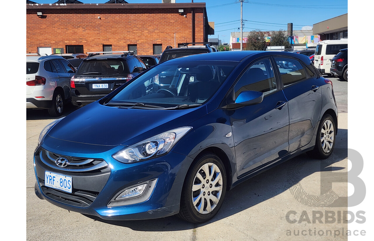 01/2014 Hyundai i30 Active GD MY14 5d Hatchback Blue 1.8L