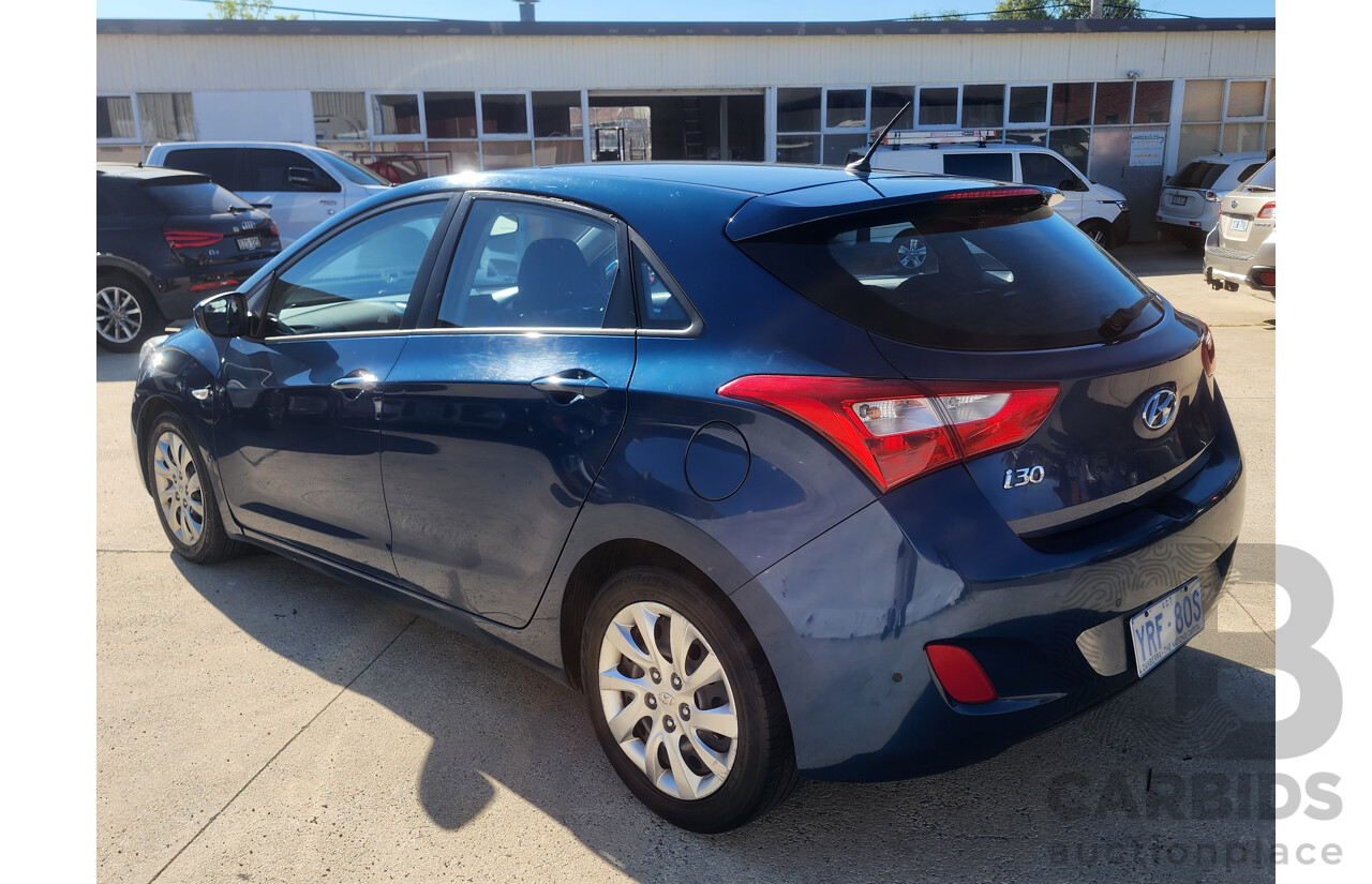 01/2014 Hyundai i30 Active GD MY14 5d Hatchback Blue 1.8L