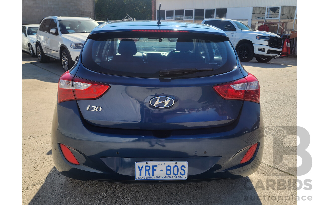01/2014 Hyundai i30 Active GD MY14 5d Hatchback Blue 1.8L