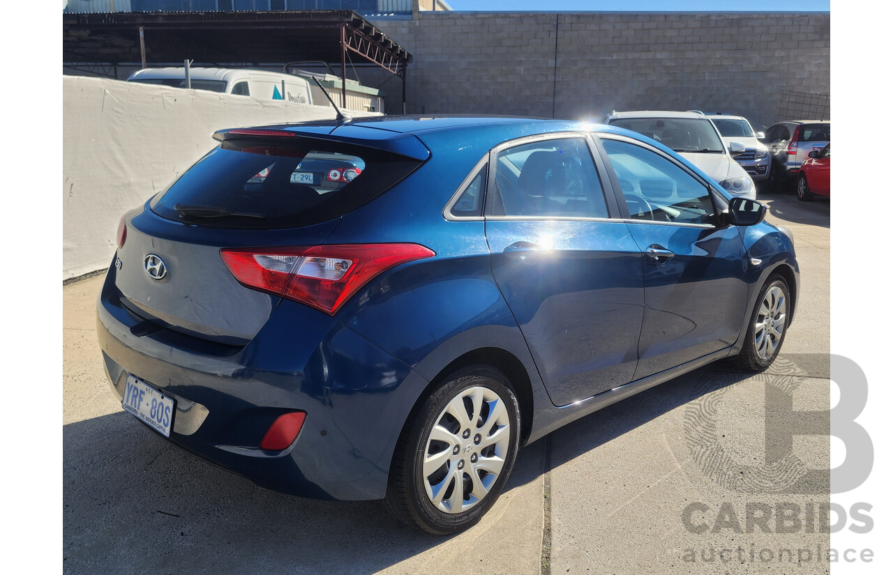 01/2014 Hyundai i30 Active GD MY14 5d Hatchback Blue 1.8L
