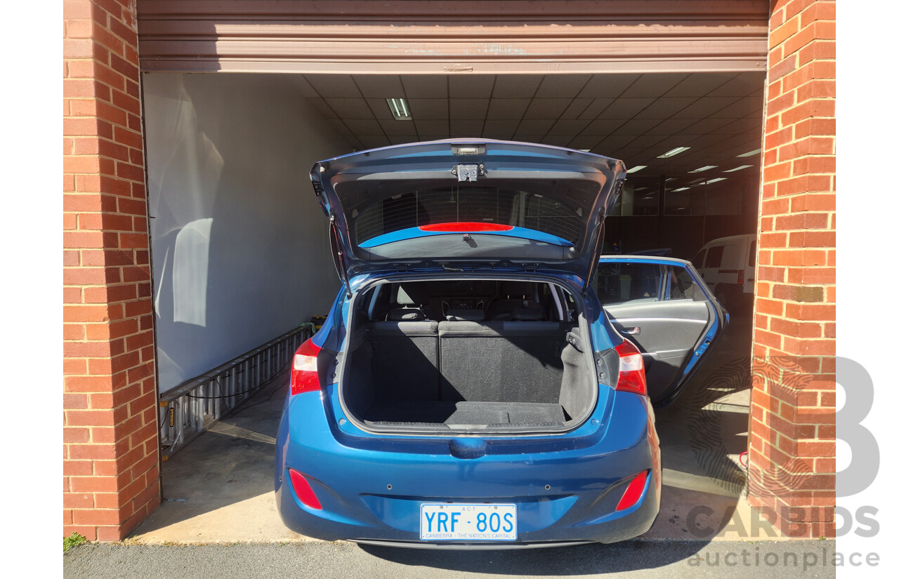 01/2014 Hyundai i30 Active GD MY14 5d Hatchback Blue 1.8L