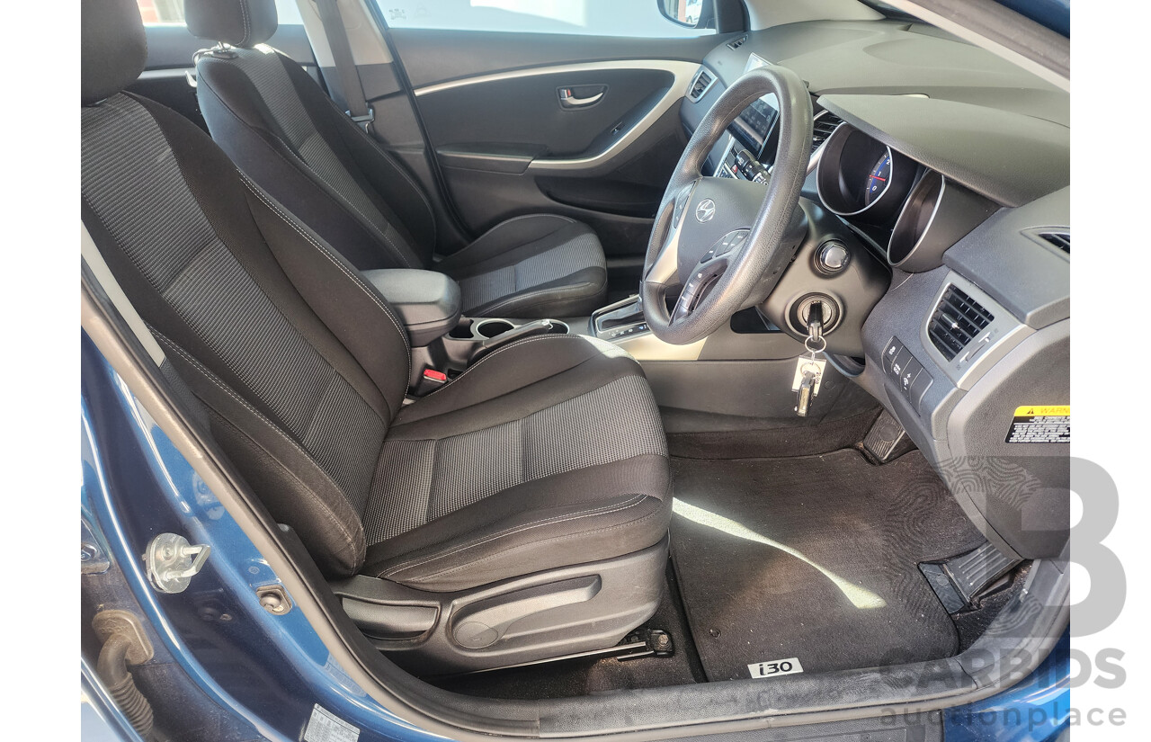 01/2014 Hyundai i30 Active GD MY14 5d Hatchback Blue 1.8L