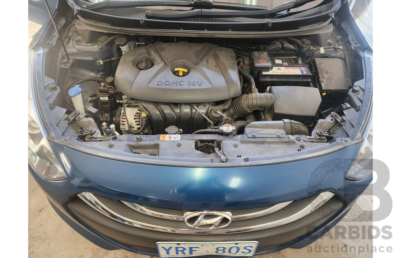 01/2014 Hyundai i30 Active GD MY14 5d Hatchback Blue 1.8L