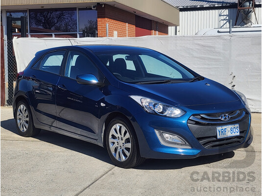 01/2014 Hyundai i30 Active GD MY14 5d Hatchback Blue 1.8L