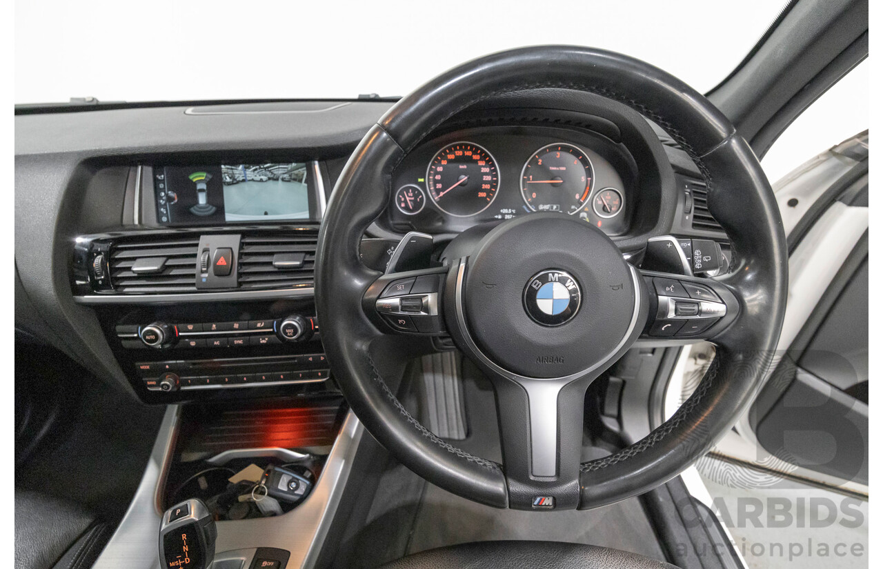 11/2016 BMW X3 xDrive20d M Sport (AWD) F25 MY16 4d Wagon Alpine White Turbo 2.0L