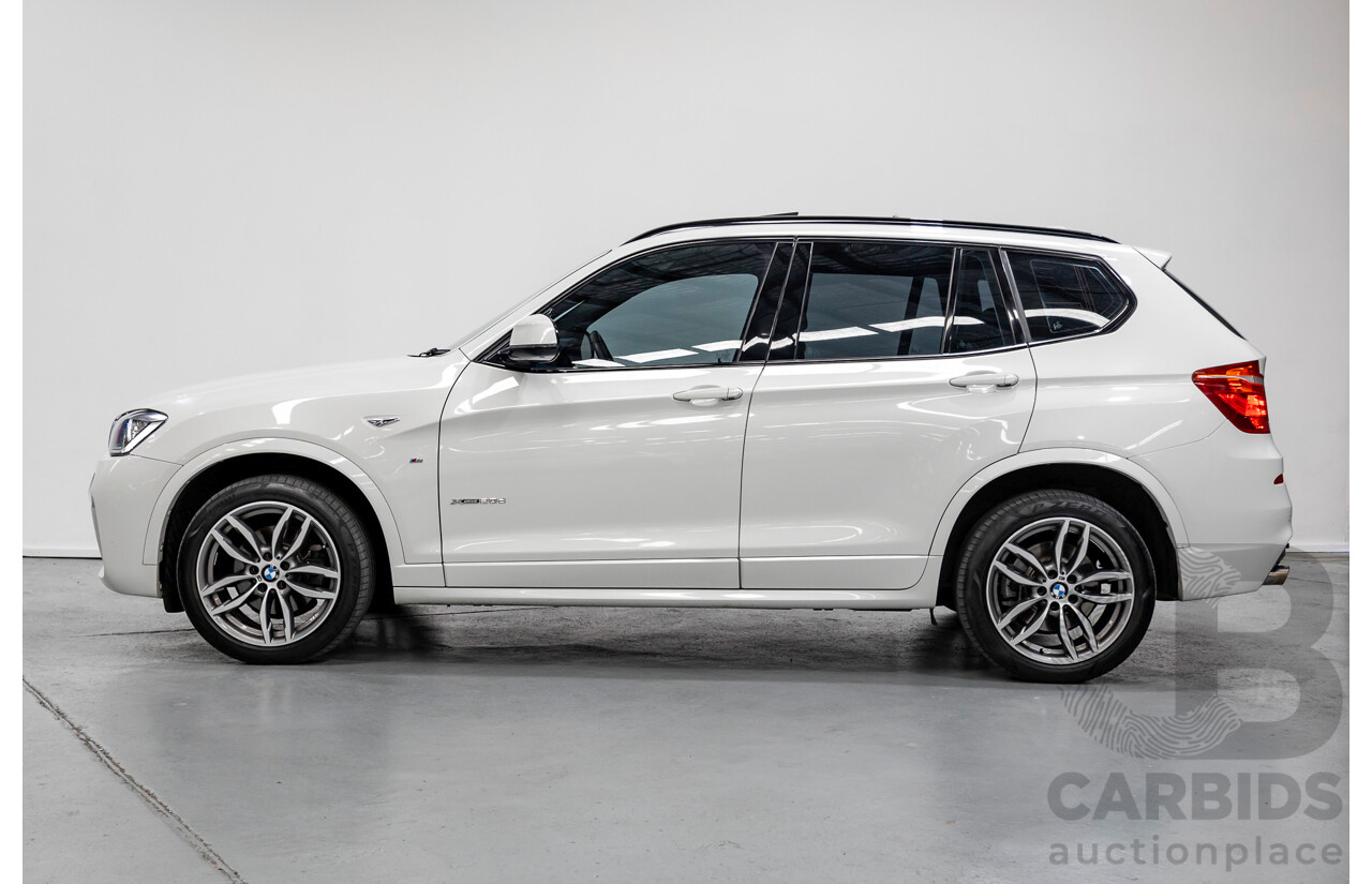 11/2016 BMW X3 xDrive20d M Sport (AWD) F25 MY16 4d Wagon Alpine White Turbo 2.0L