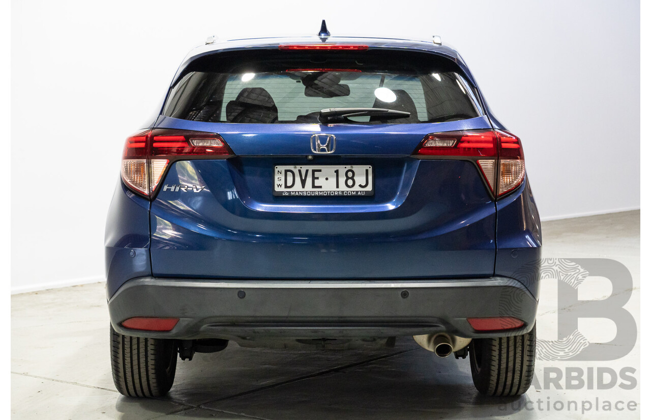 09/2017 Honda HR-V VTi-L MY17 4d Wagon Blue 1.8L