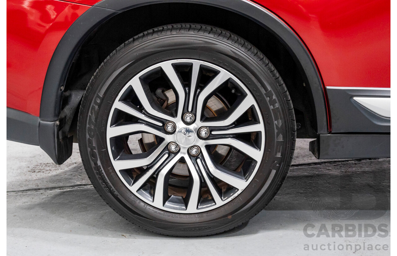 6/2015 Mitsubishi Outlander Exceed (4x4) ZK MY16 4d Wagon Rally Red Metallic Turbo 2.3L - 7 Seater