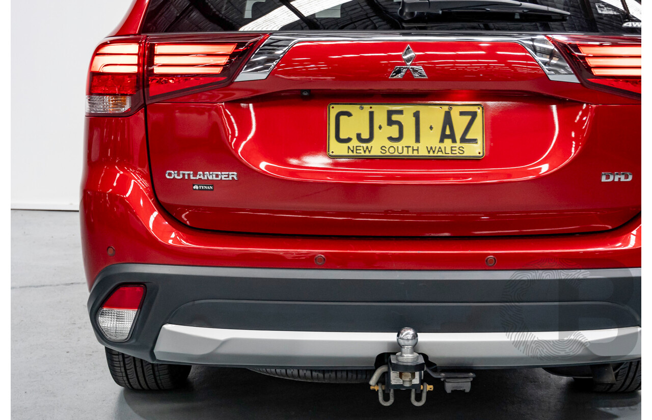 6/2015 Mitsubishi Outlander Exceed (4x4) ZK MY16 4d Wagon Rally Red Metallic Turbo 2.3L - 7 Seater