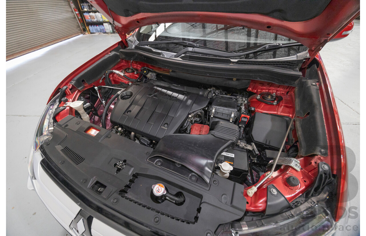 6/2015 Mitsubishi Outlander Exceed (4x4) ZK MY16 4d Wagon Rally Red Metallic Turbo 2.3L - 7 Seater