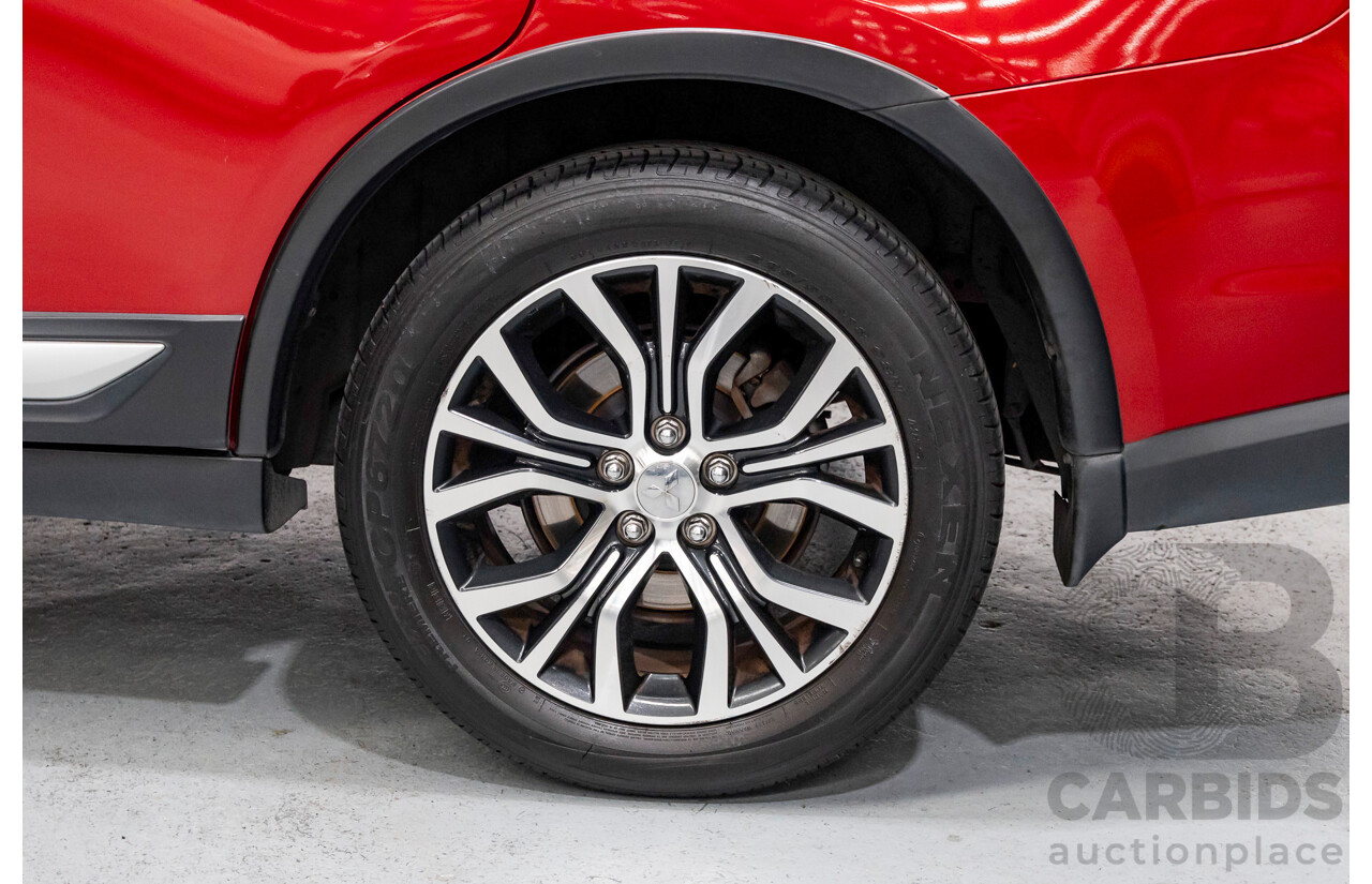 6/2015 Mitsubishi Outlander Exceed (4x4) ZK MY16 4d Wagon Rally Red Metallic Turbo 2.3L - 7 Seater