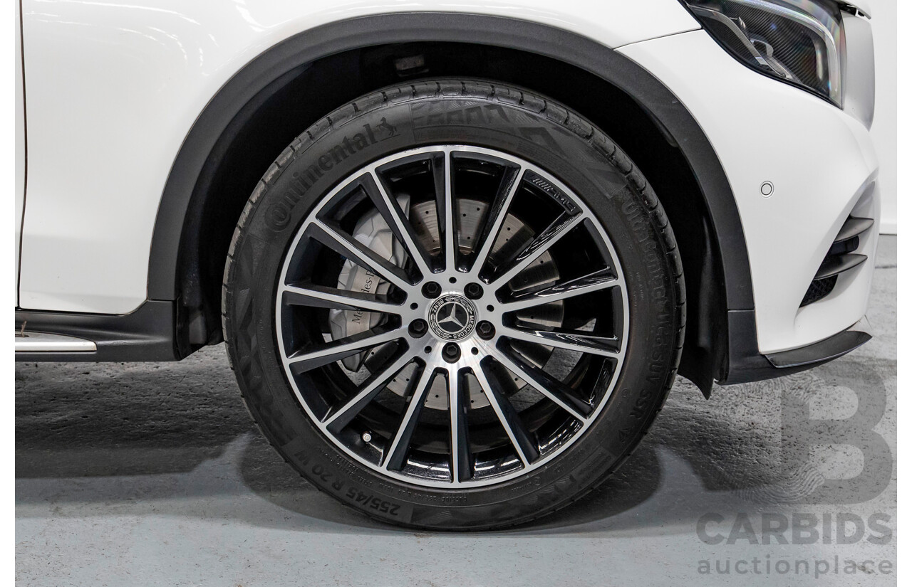 3/2019 Mercedes-Benz GLC 200 AMG Line (AWD) X253 MY19.5 4d Wagon Solid Colour Polar White Turbo 2.0L