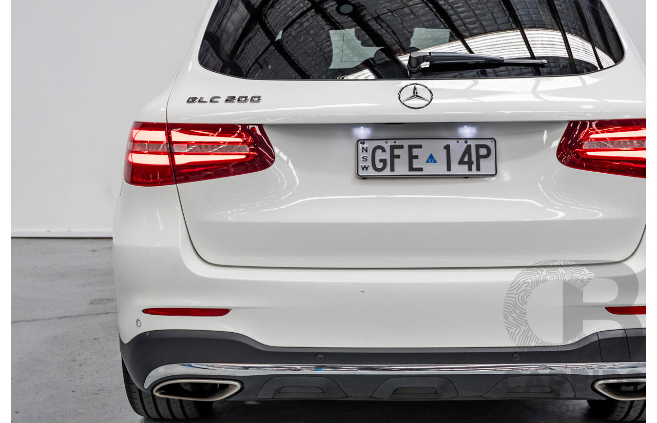 3/2019 Mercedes-Benz GLC 200 AMG Line (AWD) X253 MY19.5 4d Wagon Solid Colour Polar White Turbo 2.0L