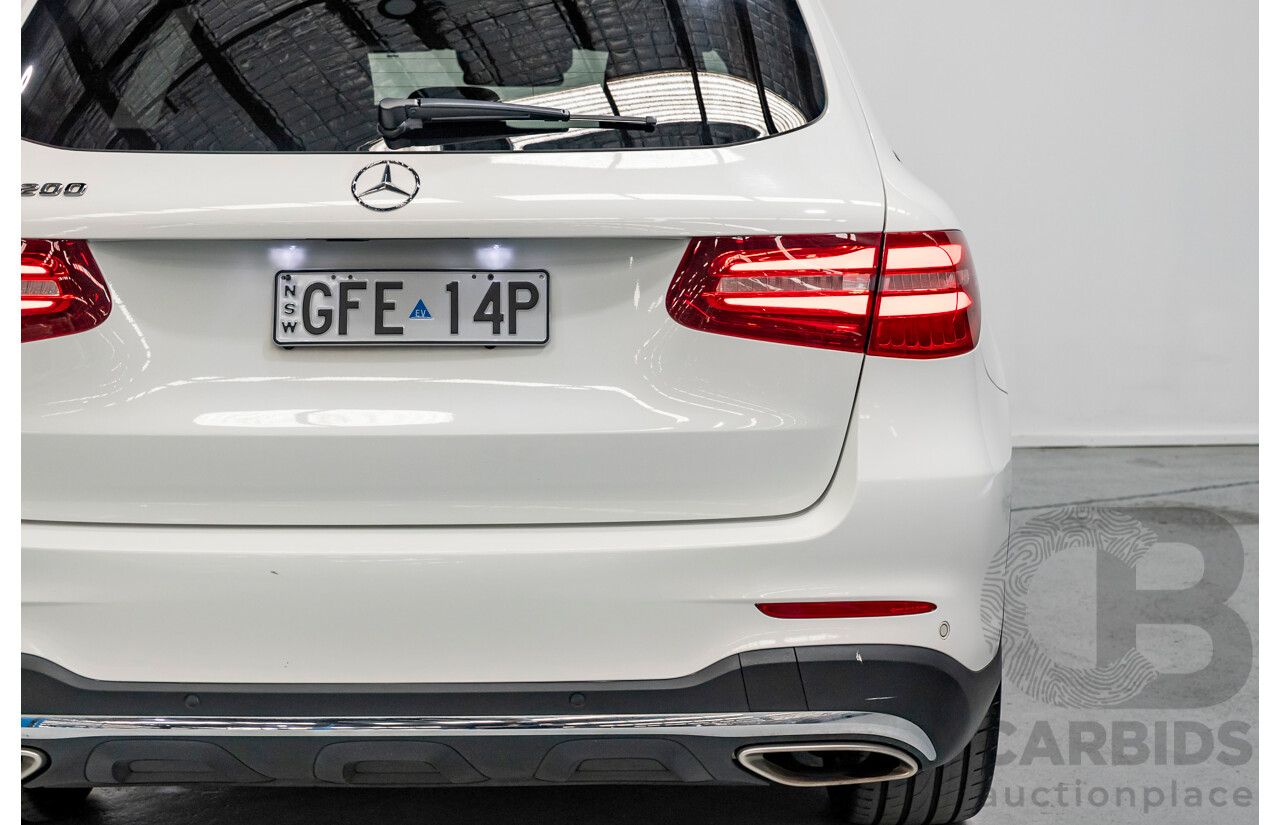 3/2019 Mercedes-Benz GLC 200 AMG Line (AWD) X253 MY19.5 4d Wagon Solid Colour Polar White Turbo 2.0L