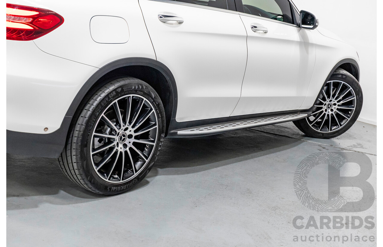 3/2019 Mercedes-Benz GLC 200 AMG Line (AWD) X253 MY19.5 4d Wagon Solid Colour Polar White Turbo 2.0L