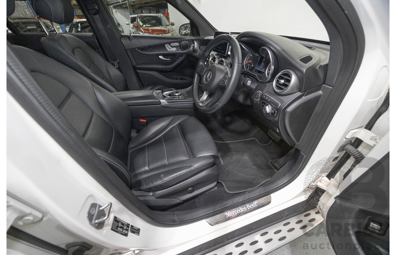 3/2019 Mercedes-Benz GLC 200 AMG Line (AWD) X253 MY19.5 4d Wagon Solid Colour Polar White Turbo 2.0L
