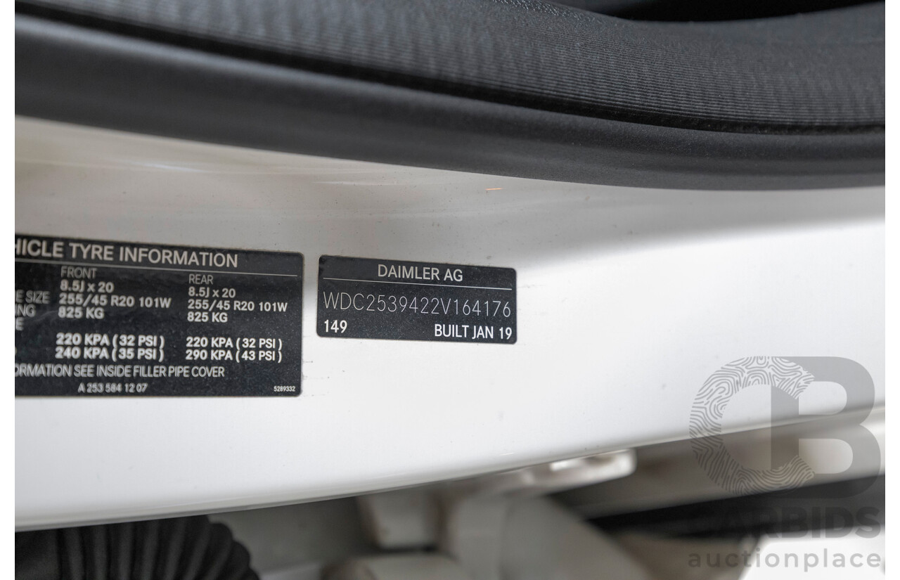 3/2019 Mercedes-Benz GLC 200 AMG Line (AWD) X253 MY19.5 4d Wagon Solid Colour Polar White Turbo 2.0L