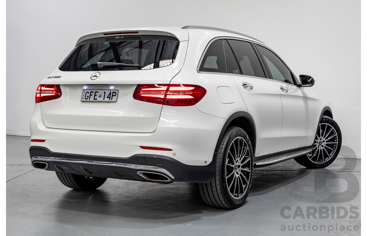 3/2019 Mercedes-Benz GLC 200 AMG Line (AWD) X253 MY19.5 4d Wagon Solid Colour Polar White Turbo 2.0L
