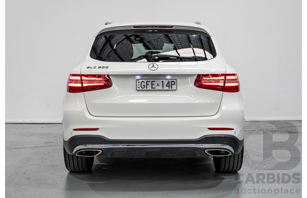 3/2019 Mercedes-Benz GLC 200 AMG Line (AWD) X253 MY19.5 4d Wagon Solid Colour Polar White Turbo 2.0L