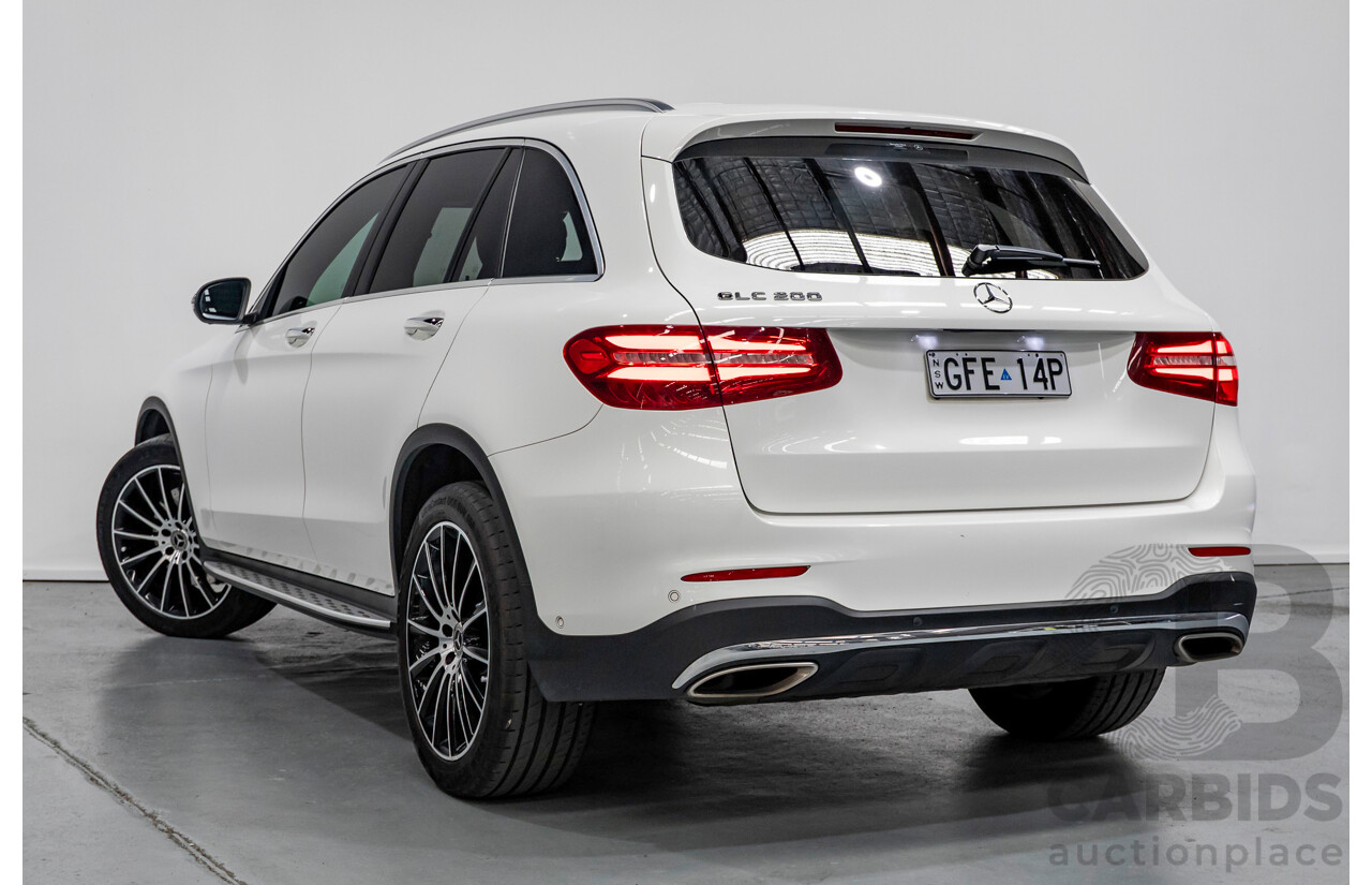 3/2019 Mercedes-Benz GLC 200 AMG Line (AWD) X253 MY19.5 4d Wagon Solid Colour Polar White Turbo 2.0L