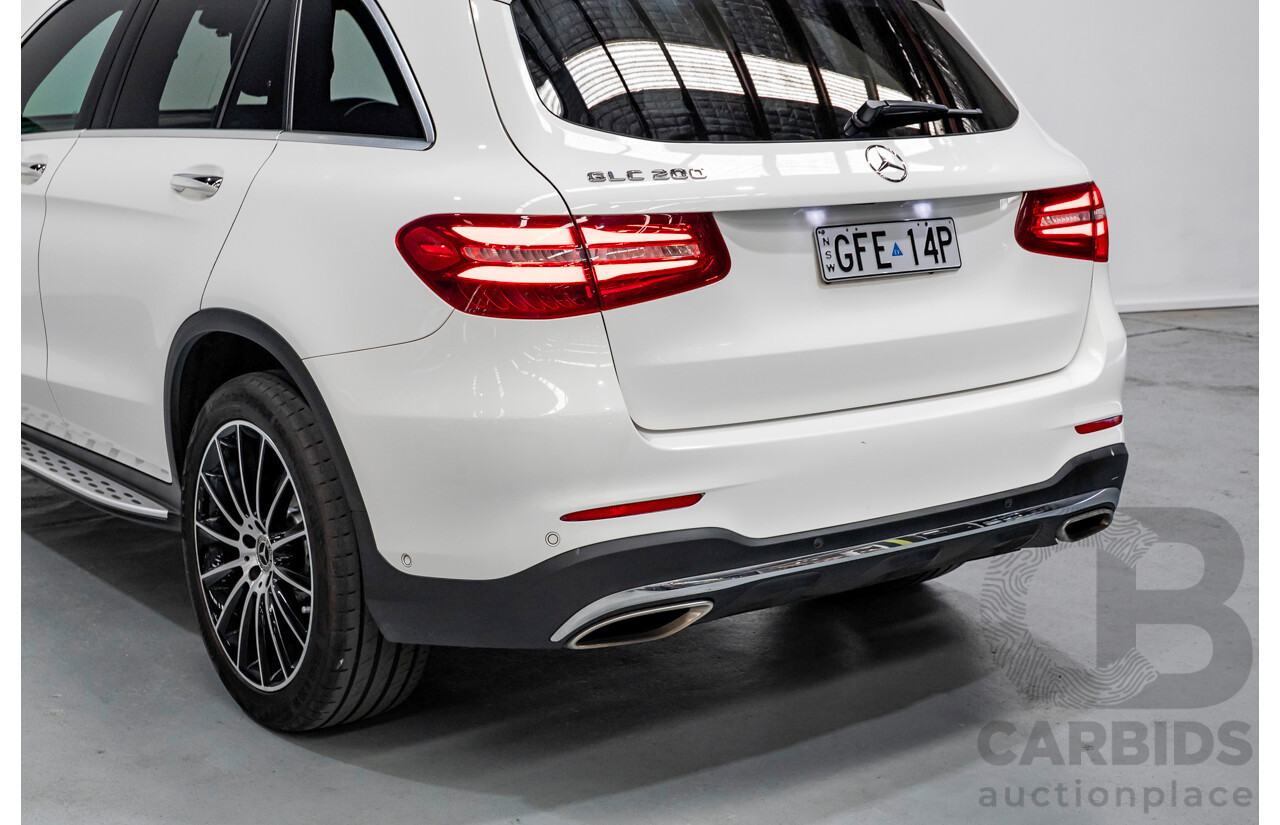 3/2019 Mercedes-Benz GLC 200 AMG Line (AWD) X253 MY19.5 4d Wagon Solid Colour Polar White Turbo 2.0L