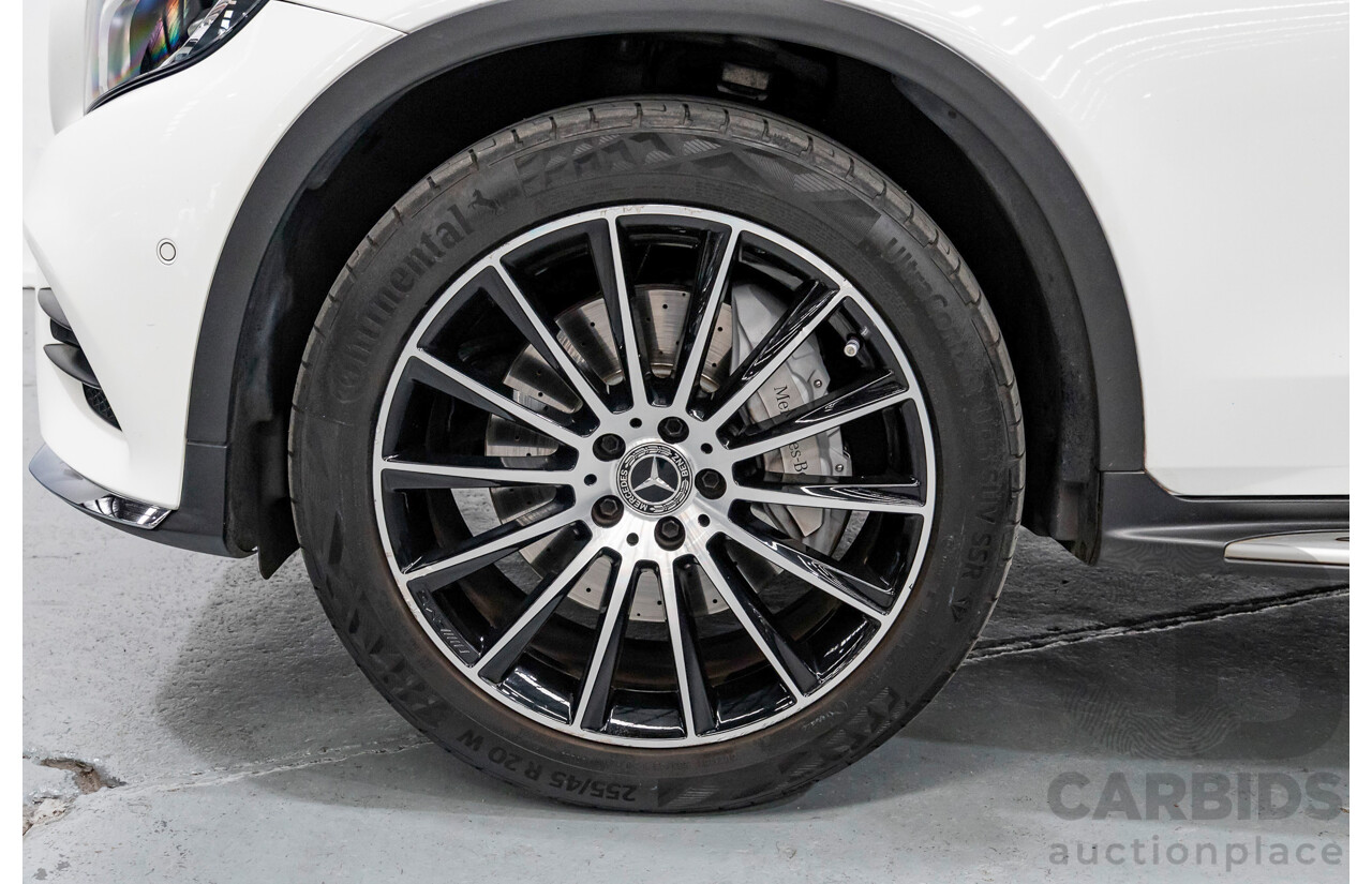 3/2019 Mercedes-Benz GLC 200 AMG Line (AWD) X253 MY19.5 4d Wagon Solid Colour Polar White Turbo 2.0L